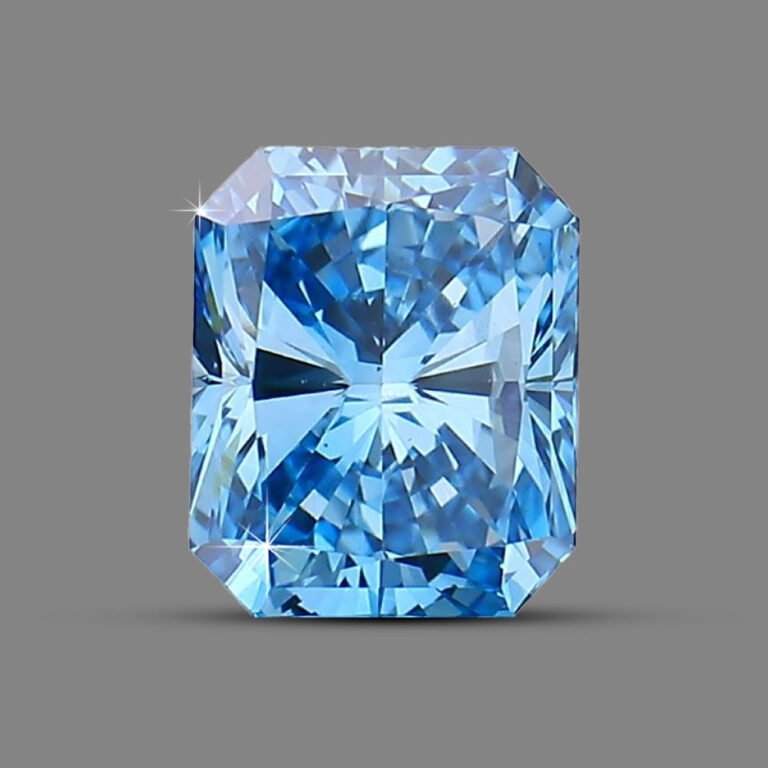 Radiant lab grown diamond