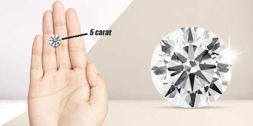 5 Carat Round Diamond