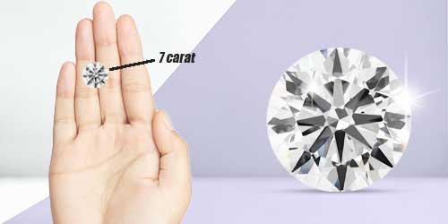 7 Carat Round Diamond