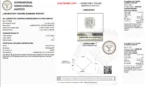 0.73 Carat CVD CUSHION shape lab grown diamond E VS1 IGI Certified - Image 2