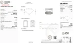 1 Carat E VVS2 Emerald Lab Grown Diamond, IGI Certified - GPX Diamonds - Image 2