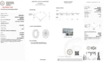 1.06 Carat CVD OVAL shape lab grown diamond D VVS2 IGI Certified - Image 2