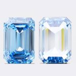 1.23 Carat CVD EMERALD shape lab grown diamond FANCY INT BLUE VS2 IGI Certified