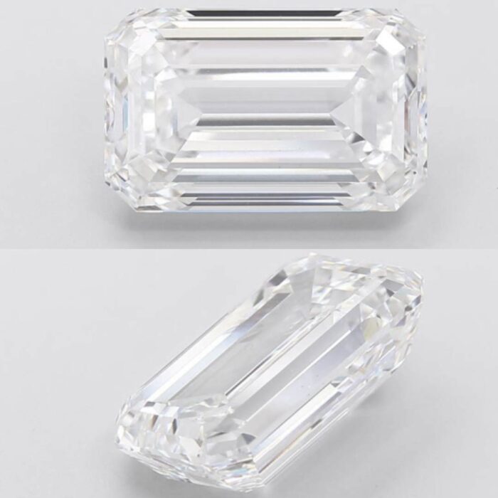 EMERALD shape CVD diamond