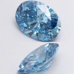 2.60 Carat CVD OVAL shape lab grown diamond FANCY VIVID BLUE VVS2 IGI Certified