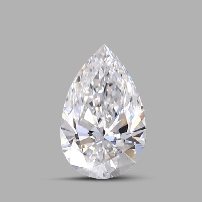 Half size Pear cut 0.51ct, CVD 2ct Pear cut Diamond