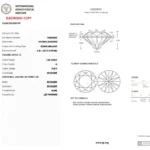 1 Carat Round Natural Diamond H VVS2 IGI Certified - Image 2