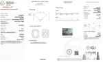 LONG CUSHION cut 3.02 Ct Lab Grown Diamond (F, VVS2) IGI Certified - Image 2