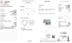 1.31 ct Heart-Shaped Lab Grown Diamond (D, VVS2) - with Certificate - Image 2