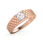 Mens Diamond Ring with Gold