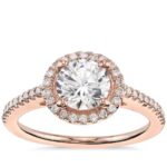 Attractive Rose Gold Diamond Ring for women