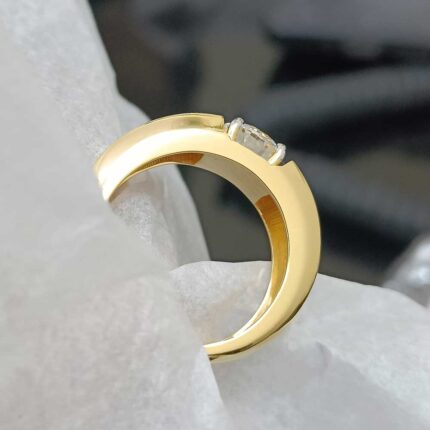 Custom Design 1.50 Carat Diamond Ring for Men - Image 2