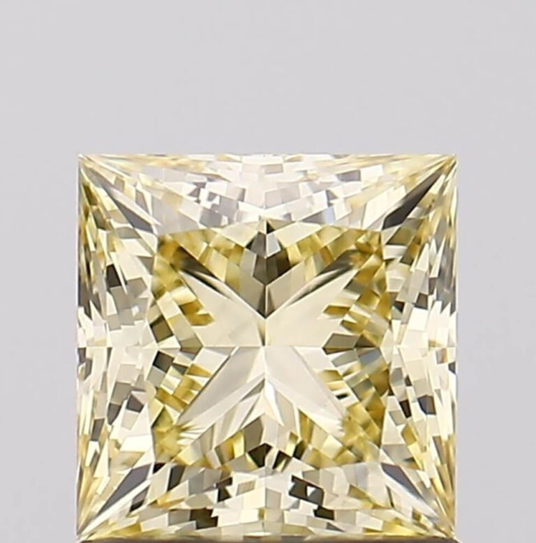 1.07 Carat VS1 Princess Fancy Yellow
