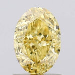 1.09 Carat Intense Yellow VS1 Oval Shape