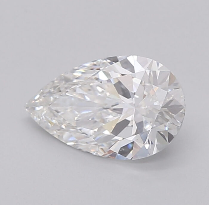 1.53 Carat E Color VS1 Clarity Pear Shape