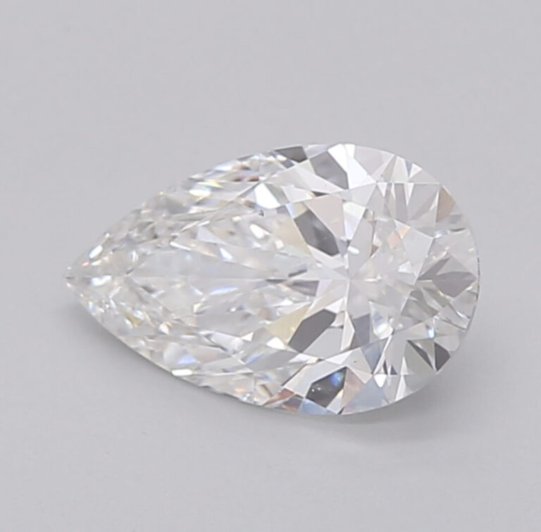 1.53 Carat E Color VS1 Clarity Pear Shape