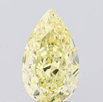 2 Carat Pear Shape VS1 Vivid Yellow