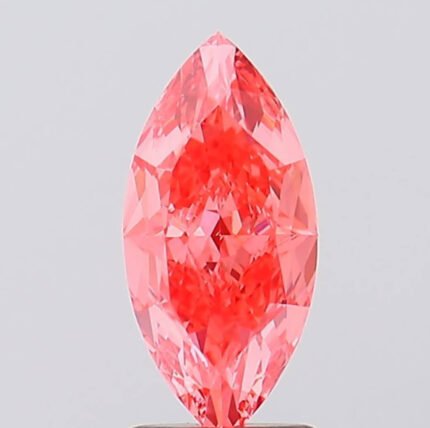 2.09 Carat Marquise Shape Vivid Pink