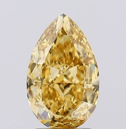 1.25 Carat VS1 Heart Shape Vivid Yellow