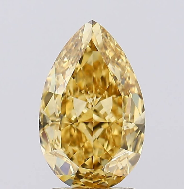 1.25 Carat VS1 Heart Shape Vivid Yellow