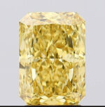 2.53 Carat VS1 Radiant Vivid Yellow