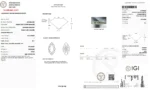 2.76 Carat VS1 F Color Marquise Shape Lab Grown IGI Certified Diamond - Image 2