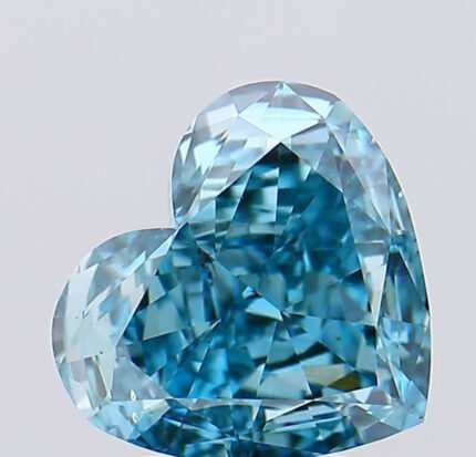 2.78 Carat VS2 Vivid Blue Heart shape