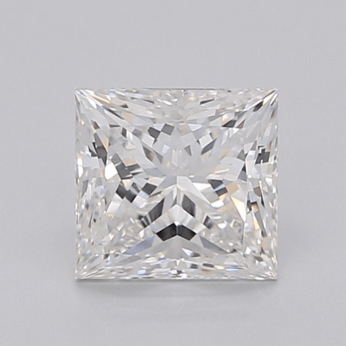 3.07 Carat VS2 Clarity F Princess Cut