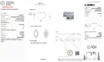 3.05 Carat IGI Certified E color VS1 Clarity Marquise shape lab Grown Diamond - Image 2