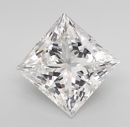 3.09 Carat F VS1 Clarity Princess Cut