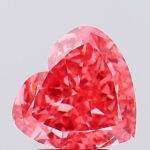 3.03 Carat VS1 Vivid Pink Heart shape