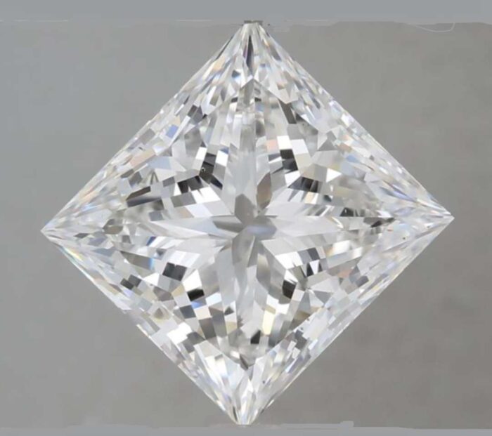 4 Carat F Color VS1 Princess Cut
