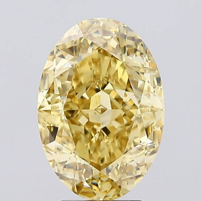 5.01 Carat Intense Yellow VS1 Clarity