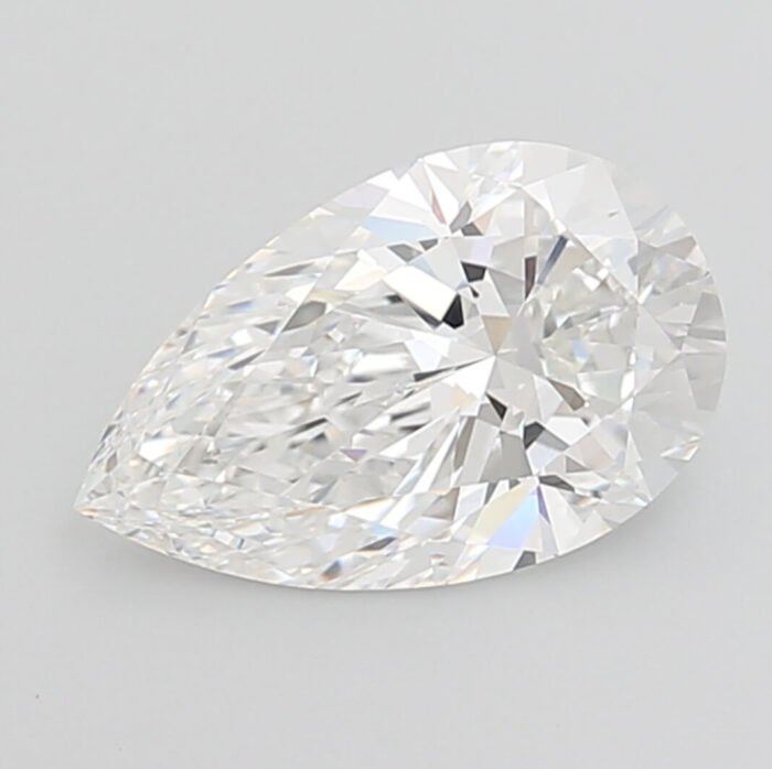 5.03 Carat VS1 Clarity E Color Pear Shape