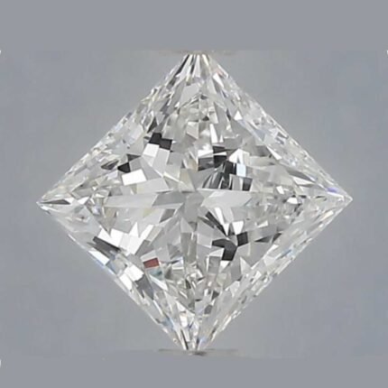 F Color VS1 5.07 Carat Princess Cut