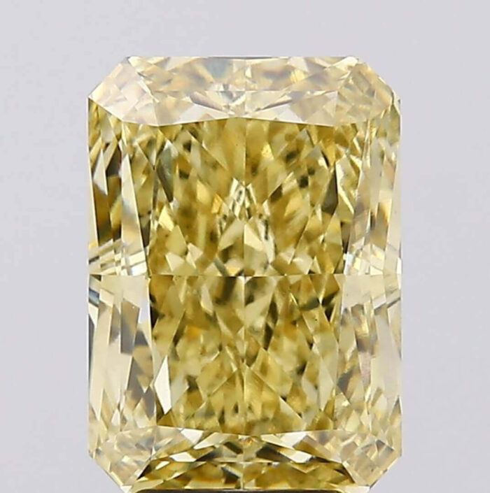 5.15 Carat Radiant Intense Yellow VS1