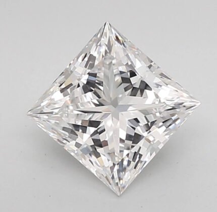 6 Carat F Color VS2 Clarity Princess Cut