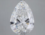 6 Carat VS1 Clarity E Color Pear Shape