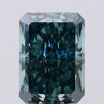 8.05 Carat VS1 Radiant Deep Bluish Green