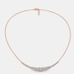 Radiant Curve Diamond Necklace