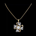 Golden Blossom Radiance Diamond Necklace