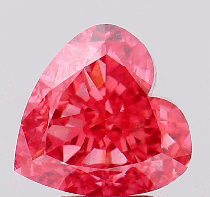 Heart shape 4.11 Carat VS1