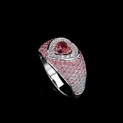 Pink Gemstone Ring of Love
