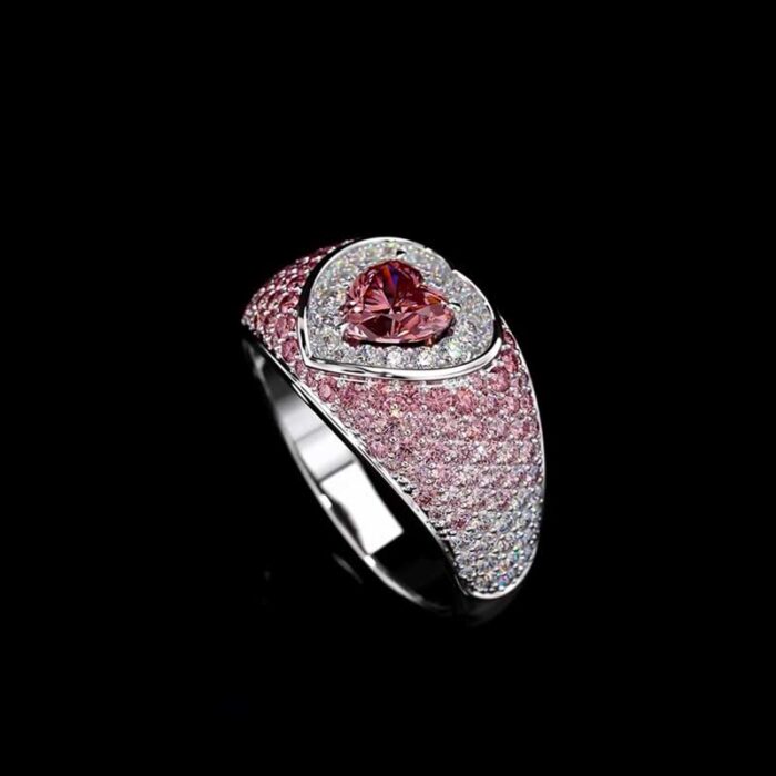 Pink Gemstone Ring of Love