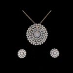 Diamond Swirl Necklace Set