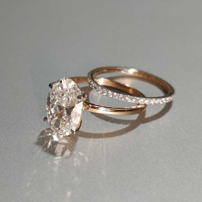 Oval-Cut Diamond Ring