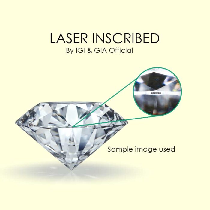 IGI Approved 0.51 Carat Natural Diamond ROUND Brilliant Cut - Image 3
