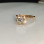 Floral Inspired Round Diamond Ring