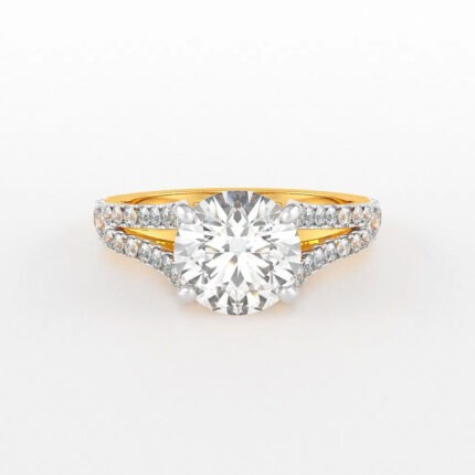 Forever Embrace: Solitaire Diamond Ring of Eternal Love