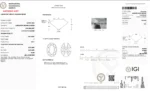 1.03 Ct F VVS1 Oval Brilliant Lab Diamond - Image 2